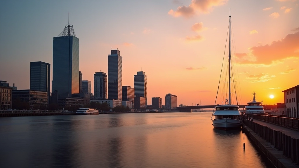 Hamburg Finanzdistrikt mit modernen Gebäuden und technologischer Infrastruktur
